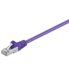 Goobay SF/UTP CAT5e Patch kábel 0.5m - Lila (93512) kábel és adapter