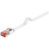 Goobay U/FTP CAT6 Lapos patch kábel 2m Fehér (94917)