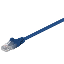 Goobay U/UTP CAT5e Patch kábel 10m - Kék (68345) kábel és adapter