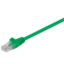 Goobay U/UTP CAT5e Patch kábel 10m - Zöld (68348) kábel és adapter