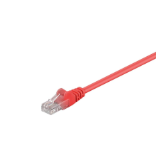 Goobay U/UTP CAT5e Patch kábel 1.5m - Piros kábel és adapter