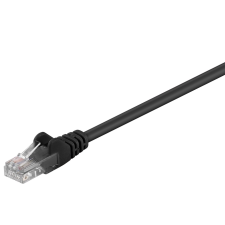 Goobay U/UTP CAT5e Patch kábel 25m - Fekete (95640) kábel és adapter