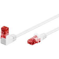 Goobay U/UTP CAT6 90° Derékszögű Patch kábel 2m Fehér (51523) kábel és adapter