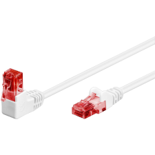 Goobay U/UTP CAT6 90° Derékszögű patch kábel 5m - Fehér (51525) kábel és adapter