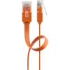 Goobay U/UTP CAT6 Lapos patch kábel 1m - Narancssárga