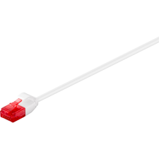 Goobay U/UTP CAT6 Lapos patch kábel 3m - Fehér (93694) kábel és adapter