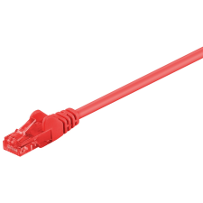 Goobay U/UTP CAT6 Patch kábel 1.5m - Piros (95595) kábel és adapter
