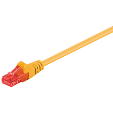 Goobay U/UTP CAT6 Patch kábel 3m - Sárga (68408) kábel és adapter