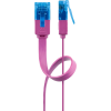 Goobay U/UTP CAT6a Lapos patch kábel 2m - Magenta (96320)