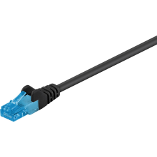 Goobay U/UTP CAT6a Patch kábel 0.25m - Fekete (55404) kábel és adapter