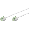 Goobay Ultraflexibles U/FTP Cat 8.1 RJ45 Slim Patch kábel 1m - Fehér (74360)