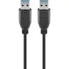 Goobay USB 3.0 Összekötő Fekete 3m 93929