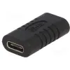 Goobay USB 3.0 Type C Toldó Fekete 3cm 45401