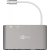 Goobay USB-C All-in-1 Multiport Adapter aluminium ezüst