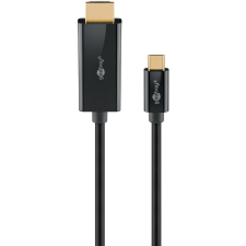 Goobay USB-C - HDMI 4K Átalakító kábel 3m - Fekete (75698) kábel és adapter