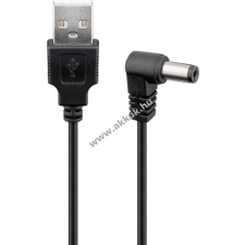 Goobay USB-DC kábel 5,5 x 2,1 mm fejjel, 1,5m mobiltelefon kellék