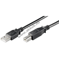 Goobay USB nyomtató kábel 3m fekete mobiltelefon kellék
