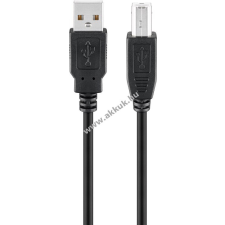 Goobay USB nyomtató kábel 5m fekete mobiltelefon kellék