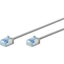 Goobay UTP CAT6A Összekötő Szürke 15cm 74304 kábel és adapter
