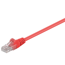 Goobay UTP CAT 5e patch kábel 0.5m piros (68339) (go68339) kábel és adapter