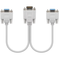 Goobay VGA/D-Sub Elosztó Szürke 20cm 95138 kábel és adapter