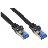GOOD CONNECTIONS 8060-SF020S S/FTP CAT6a RJ45 Patch kábel 2m - Fekete (8060-SF020S)