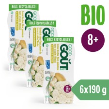 Good Gout Bio tőkehal karfiollal és burgonyachipsszel 3x (2x190 g) bébiétel