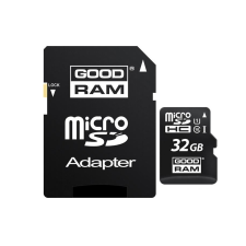 Goodram 32GB microSDHC Goodram UHS-I U1 C10 memóriakártya + adapter (M1AA-0320R12) (M1AA-0320R12) memóriakártya