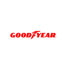Goodyear matrica piros,30cm x 5.5cm autó dekoráció