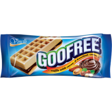  GooFree kakaós-mogyorós krémmel töltött gofri 50 g csokoládé és édesség