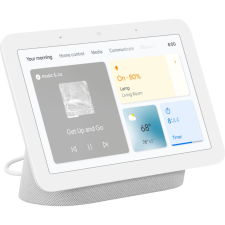 Google Nest HUB 2 okosotthon hangasszisztens fehér (GA01331) (GA01331) okos kiegészítő