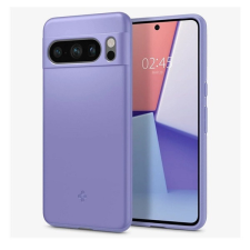 Google Pixel 8 Pro, Műanyag hátlap védőtok, Spigen Thin Fit, lila tok és táska