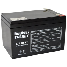Goowei ENERGY Karbantartásmentes ólomakkumulátor OT12-12, 12V, 12Ah szünetmentes áramforrás