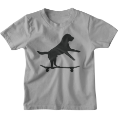  Gördeszkás Kutya - Gyerek Póló