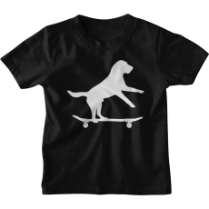  Gördeszkás Kutya - Gyerek Póló