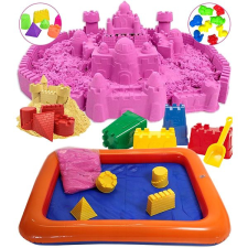 GORDON G110 Magický tekutý písek 2000 g + formičky + pískoviště kreatív és készségfejlesztő