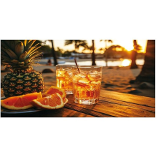 GORDON H94 Gyorsan száradó mikroszálas strandtörülköző, drink, 100 × 180 cm lakástextília