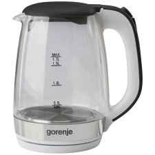 Gorenje K17GXG Vízforraló 1.7L 2200 Watt - Fekete / Ezüst (K17GXG) vízforraló és teáskanna