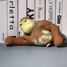 Gorilla formájú, nyomkodható, stressz csökkentő játék gumiból (BBJ) gyógyászati segédeszköz