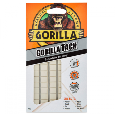 Gorilla Glue Gorilla Tack Gyurmaragasztó Kockák Újrahasználható 84db/csomag kreatív és készségfejlesztő
