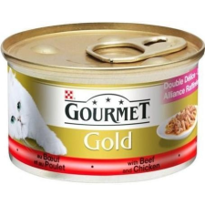 Gourmet Gold Duó Marhával És Csirkével 85g macskaeledel