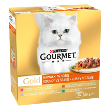 Gourmet Gold húsdarabok zöldségekkel mártásban 96 x 85 g macskaeledel