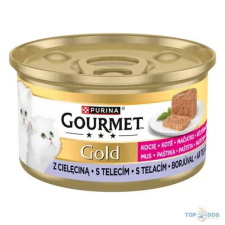Gourmet Gold Kitten Pástétom borjúval nedves macskaeledel kölyökmacskáknak 85gr macskaeledel