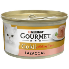  GOURMET GOLD Melting Heart Lazaccal nedves macskaeledel – 12×85 g macskaeledel