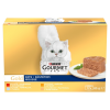  Gourmet Gold pástétom válogatás macskáknak - marha, tonhal, máj, pulyka 12 x 85 g