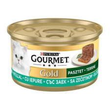  Gourmet Gold Terrine pástétom Nyúllal nedves macskaeledel 12x85g macskaeledel