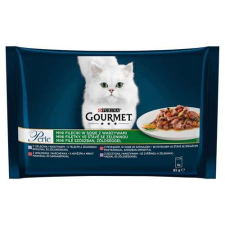  GOURMET PERLE 3+1 Multipack 4x85g falatok szószban zöldségekkel macskaeledel