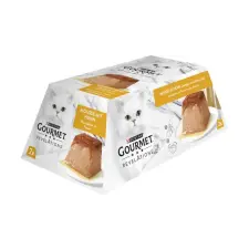 Gourmet REVELATIONS Pastétom Csirkével és szósszal nedves macskaeledel 2*57g macskaeledel