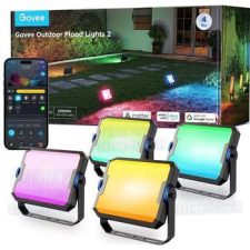 Govee kültéri FLood Lights Wi-Fi+BLE+RGBICWW 4 db-os kültéri világítás