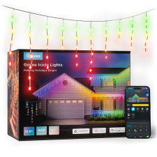 Govee Smart Icicle LED-fényfüzér RGB Matter, 10 m karácsonyfa izzósor